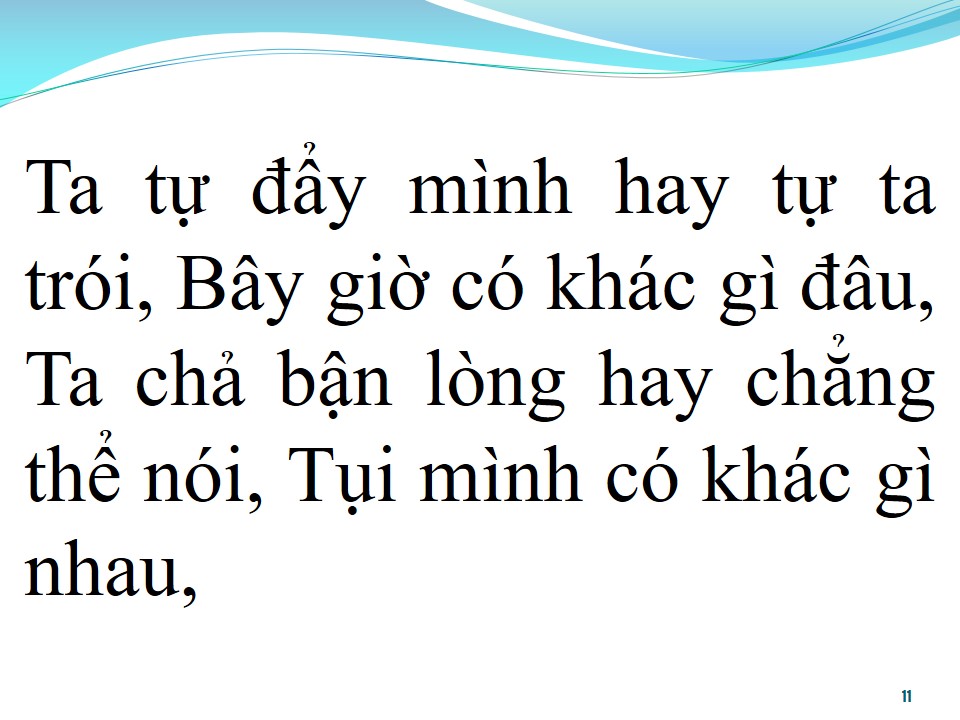 Lời bài hát SÓNG GIÓ