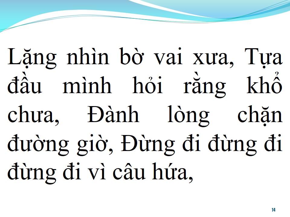 Lời bài hát SÓNG GIÓ