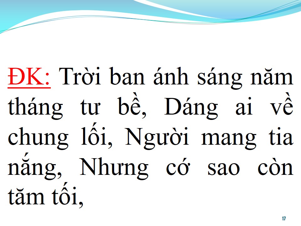 Lời bài hát SÓNG GIÓ