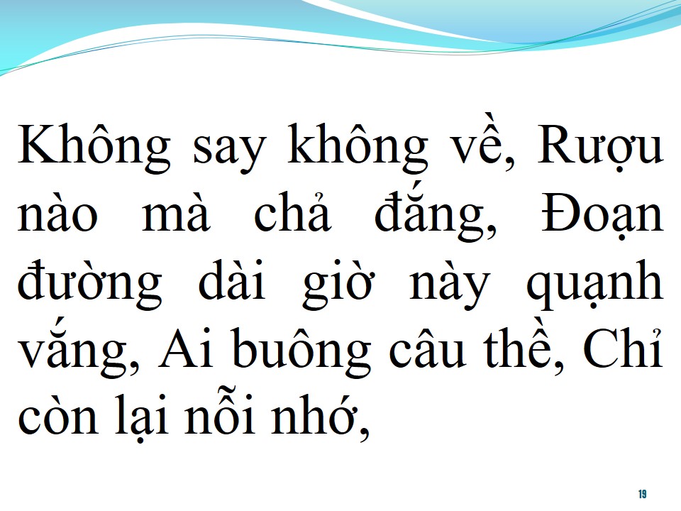 Lời bài hát SÓNG GIÓ