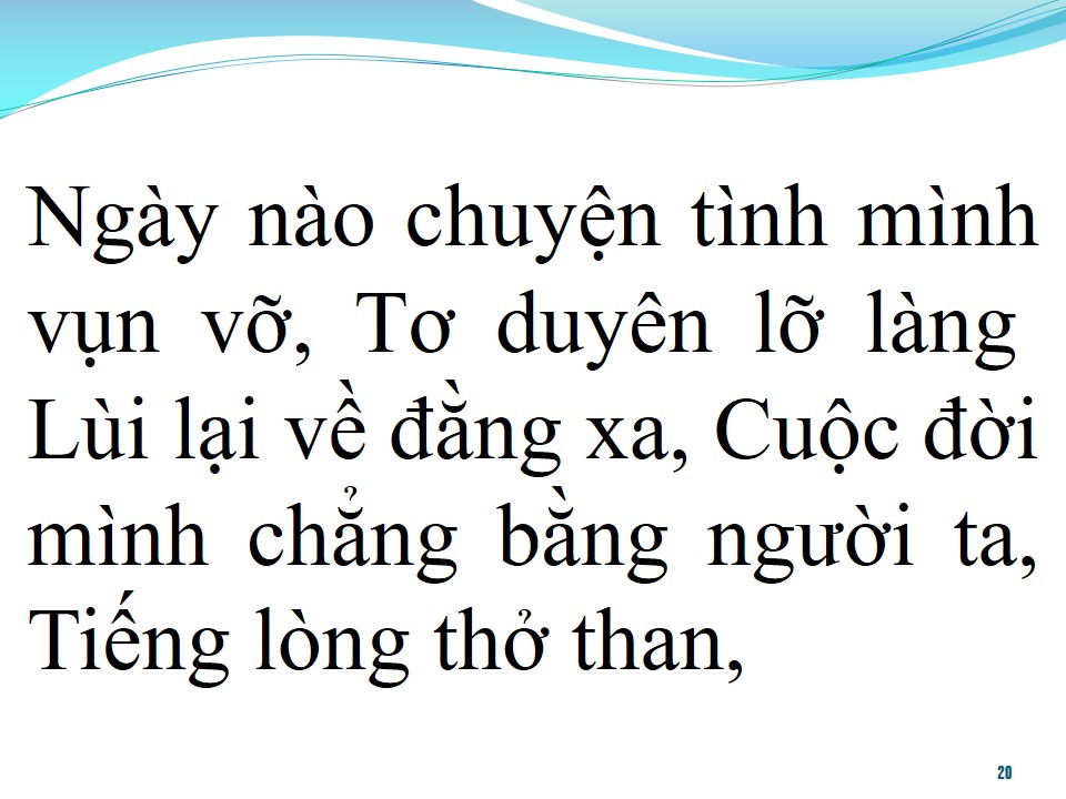 Lời bài hát SÓNG GIÓ
