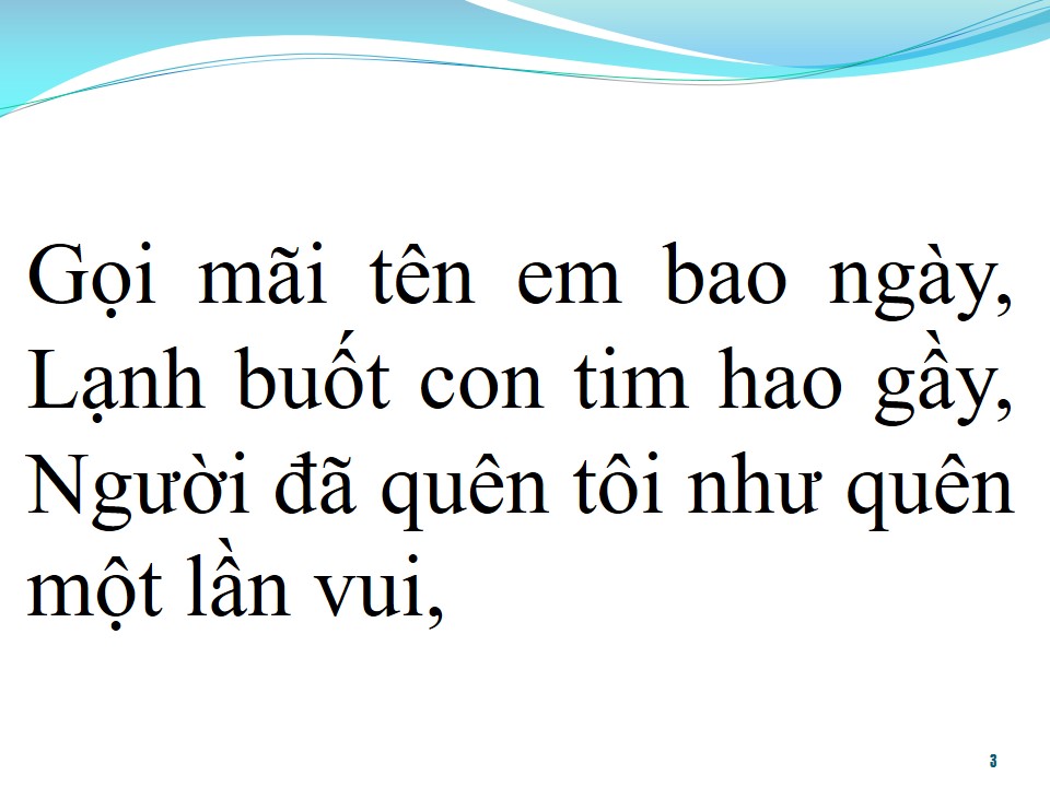 Lời bài hát TÌNH NGỠ TRĂM NĂM (SONG CA)