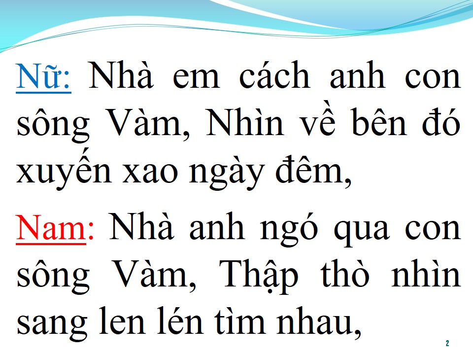 Lời bài hát THƯƠNG CON CHỐT SANG SÔNG (SONG CA)