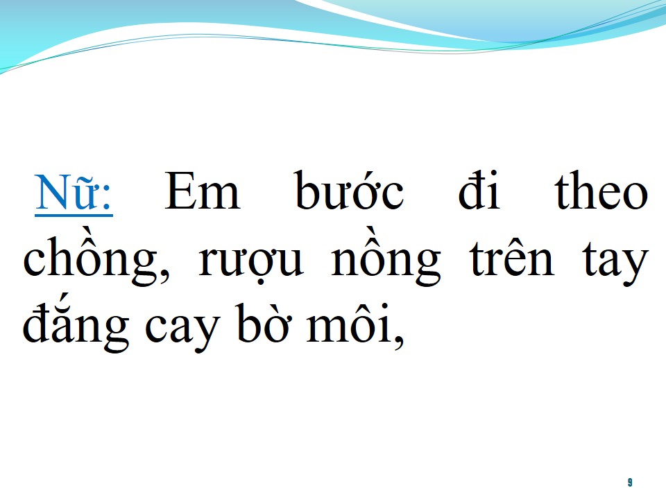Lời bài hát THƯƠNG CON CHỐT SANG SÔNG (SONG CA)