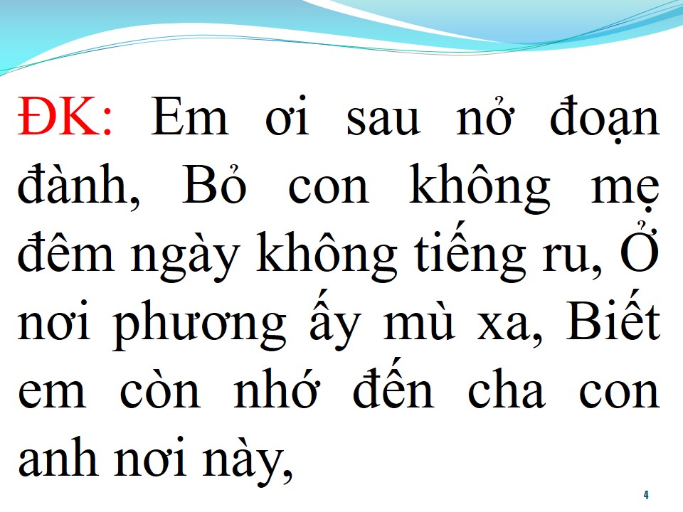 Lời bài hát TIẾNG KHÓC TRẺ THƠ