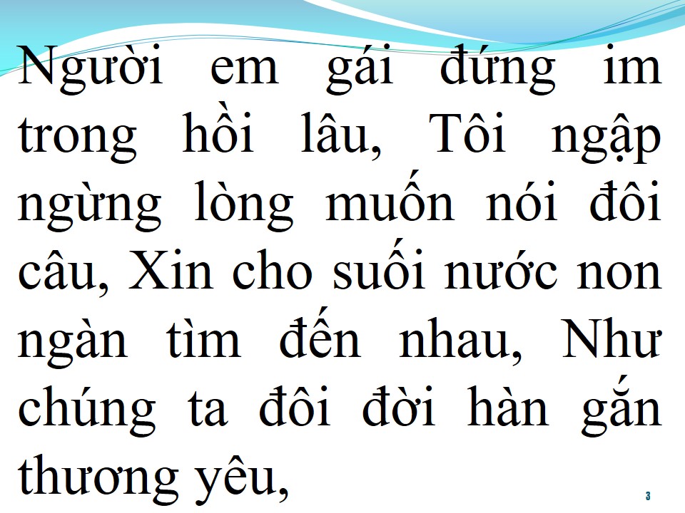 Lời bài hát SUỐI TÓC
