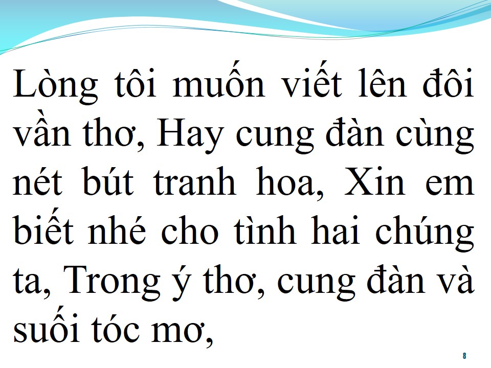 Lời bài hát SUỐI TÓC