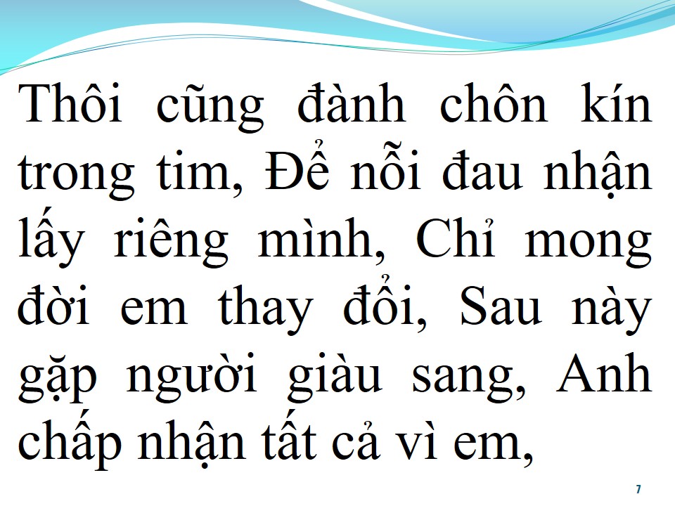 Lời bài hát DUYÊN KIẾP BẼ BÀNG