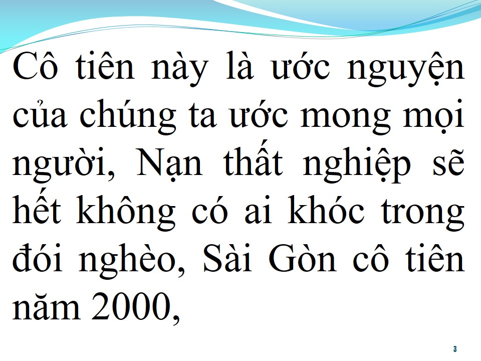 Lời bài hát SÀI SÒN CÔ TIÊN NĂM 2000