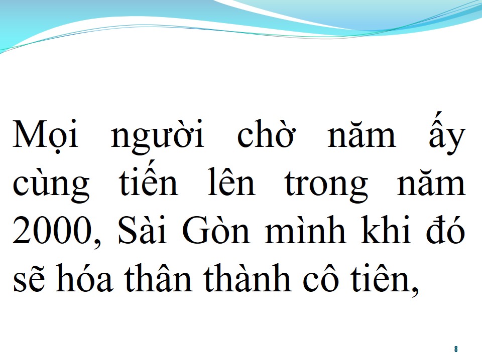 Lời bài hát SÀI SÒN CÔ TIÊN NĂM 2000
