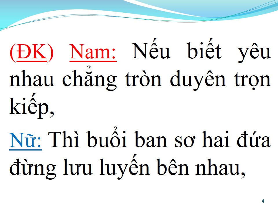 Lời bài hát TÌNH KHÔNG ĐOẠN CUỐI (SONG CA)