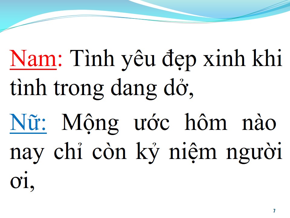 Lời bài hát TÌNH KHÔNG ĐOẠN CUỐI (SONG CA)