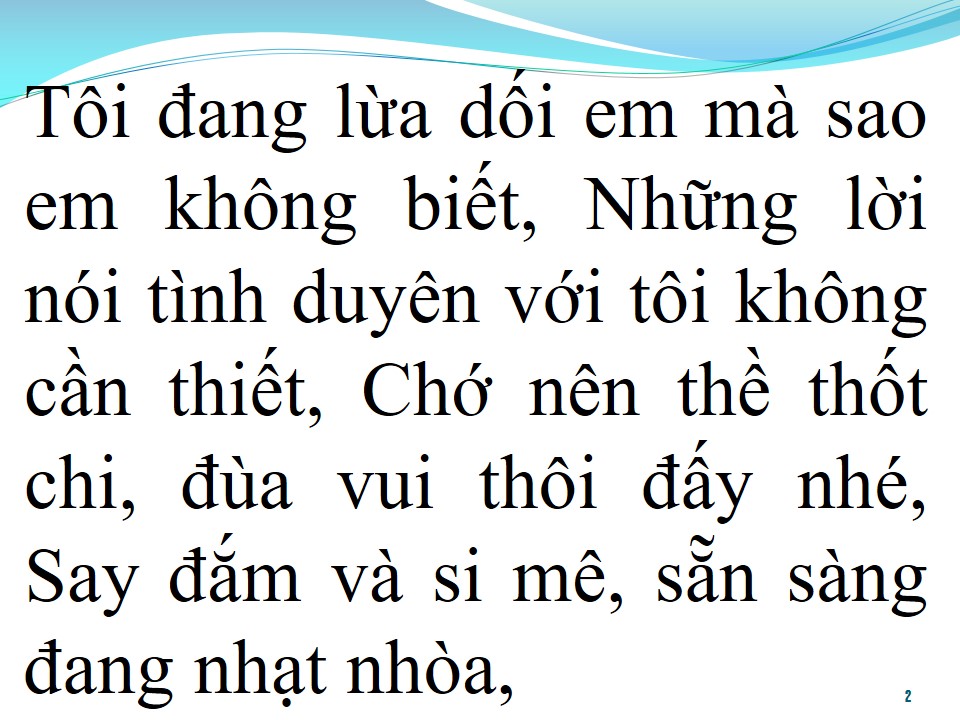 Lời bài hát TÌNH HỜ