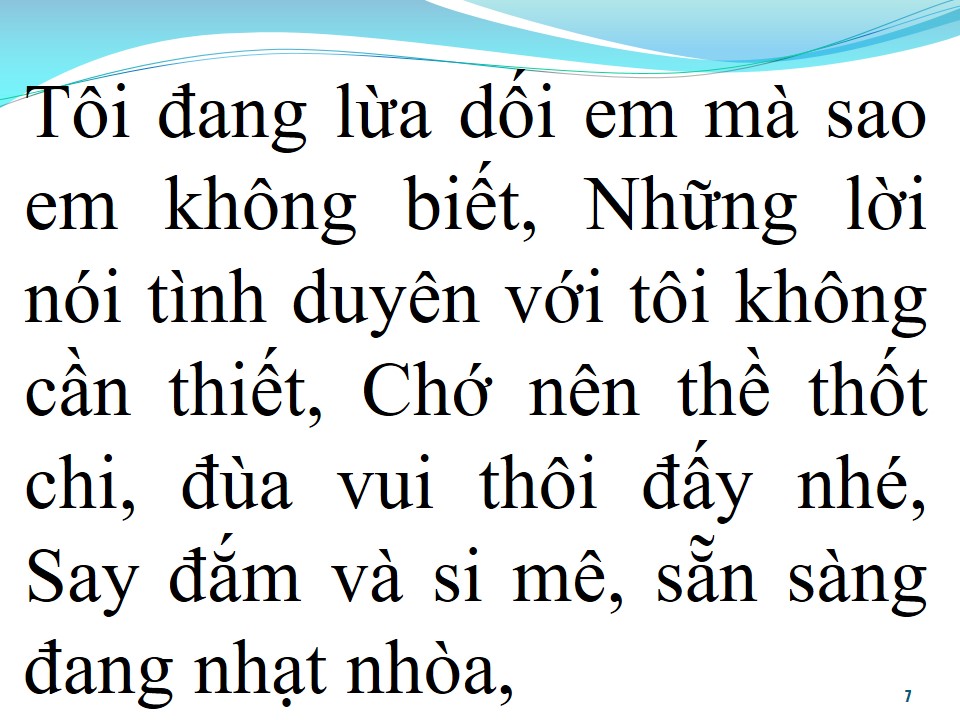 Lời bài hát TÌNH HỜ