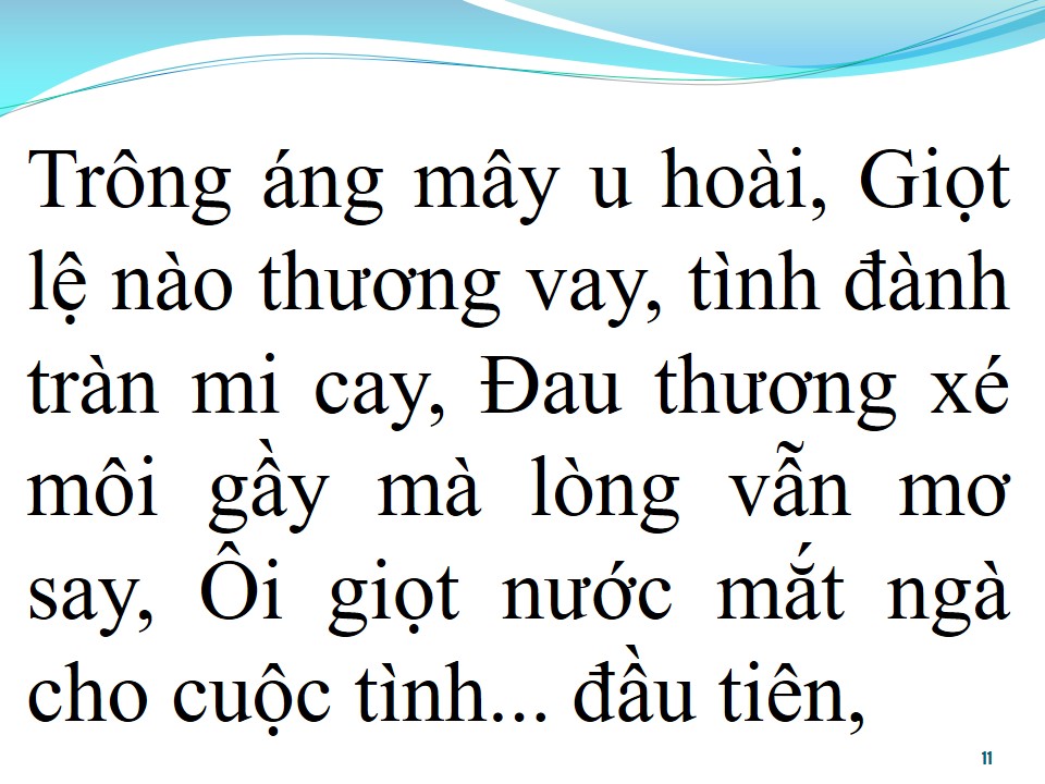 Lời bài hát GIỌT NƯỚC MẮT NGÀ