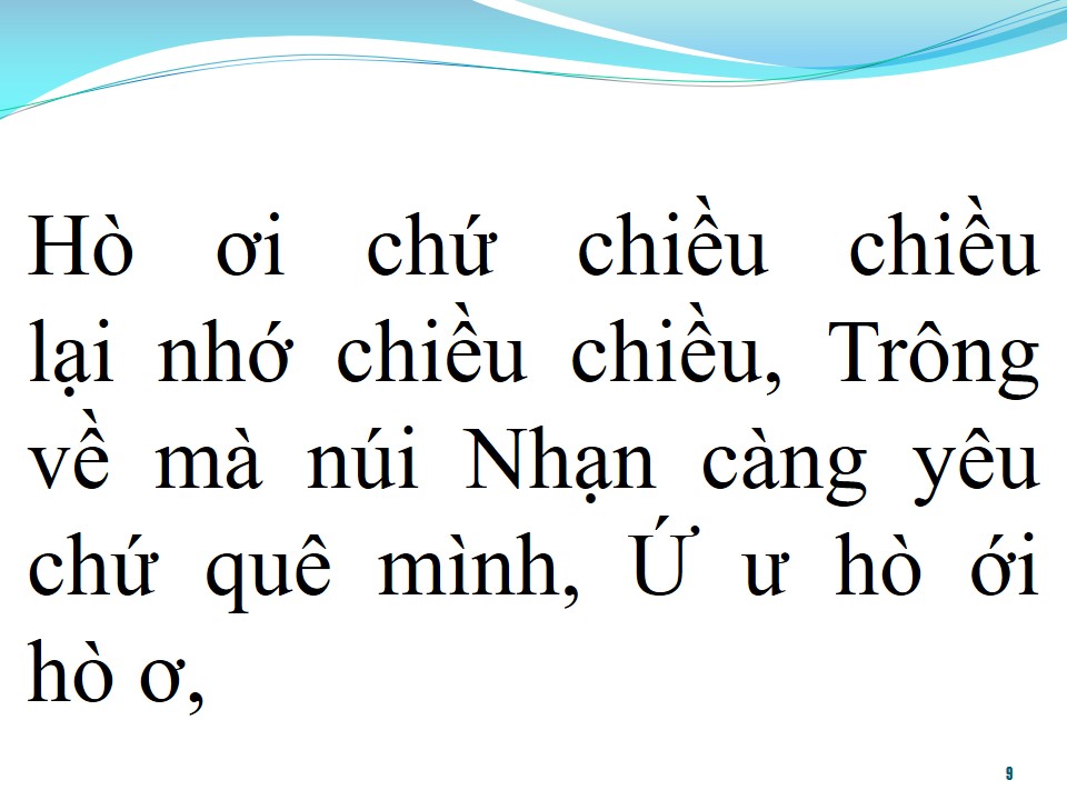 Lời bài hát YÊU LẮM QUÊ MÌNH