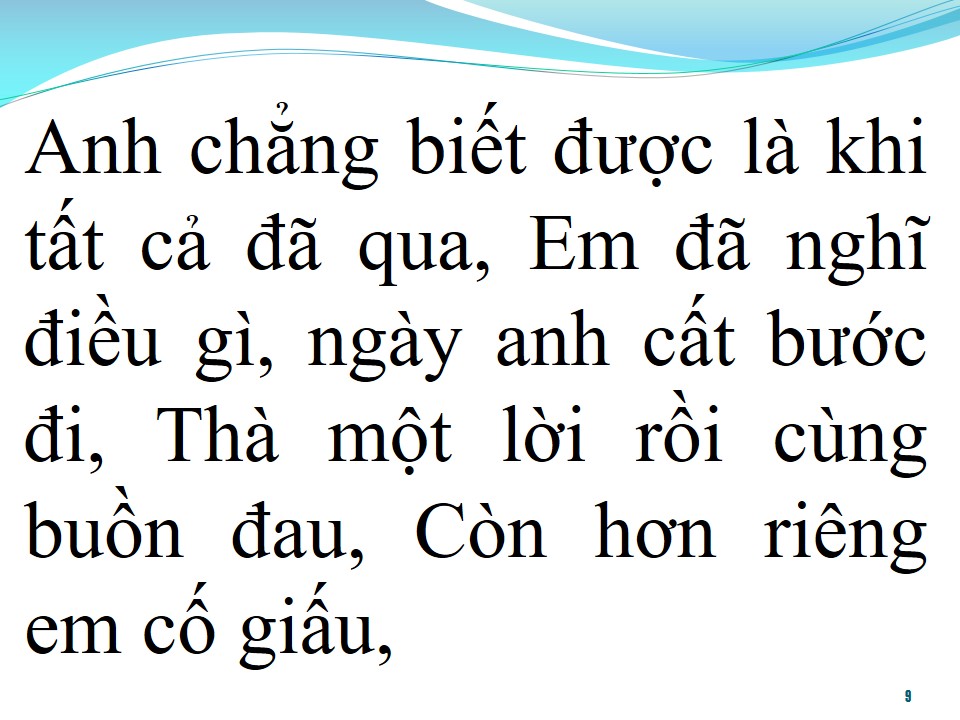 Lời bài hát XIN ĐỪNG LẶNG IM