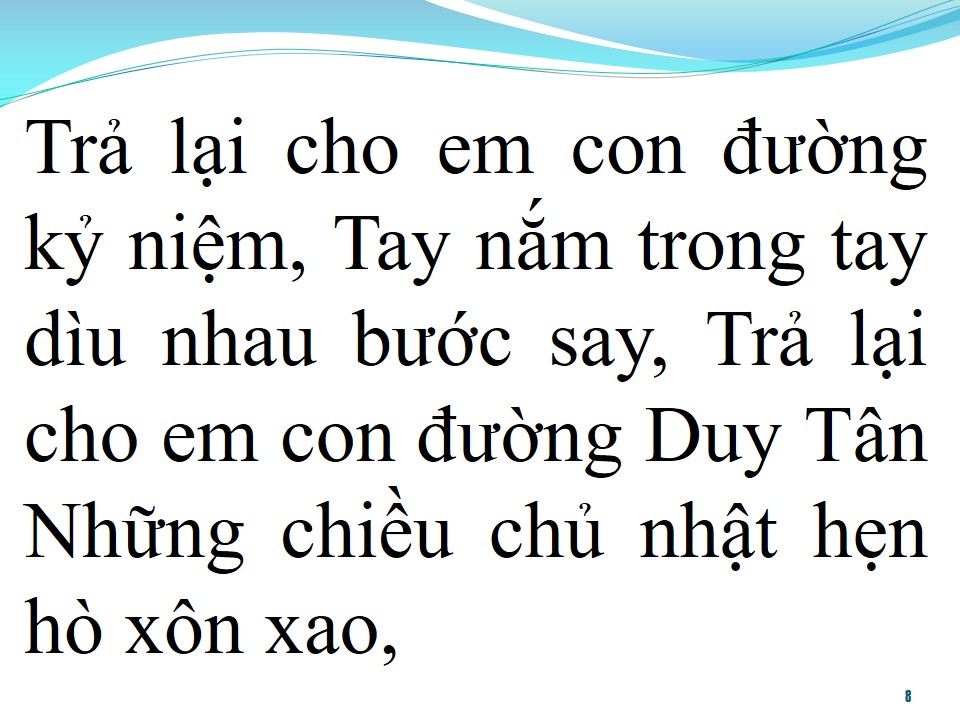 Lời bài hát TRẢ LẠI CHO EM