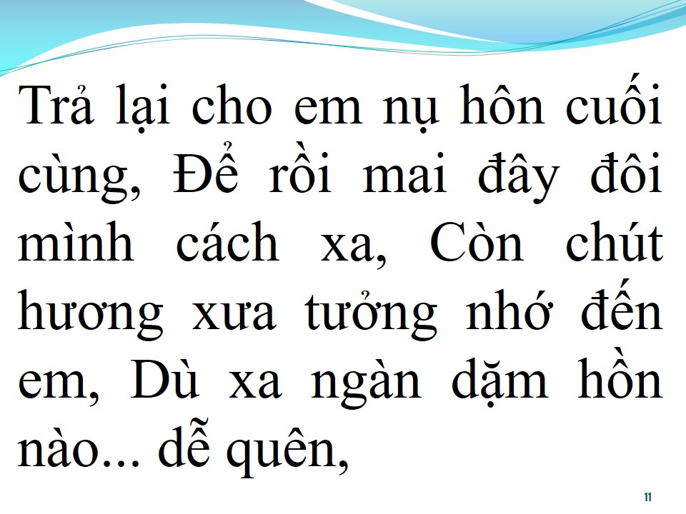 Lời bài hát TRẢ LẠI CHO EM