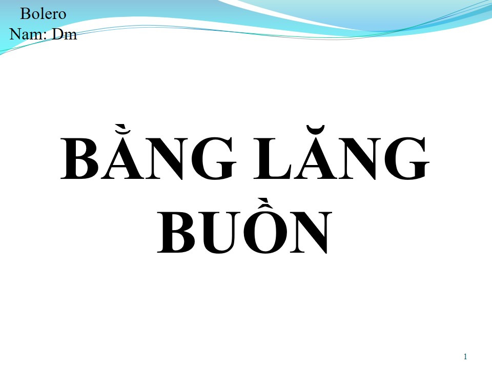 Lời bài hát BẰNG LĂNG BUỒN