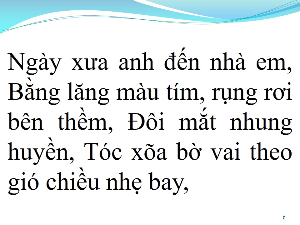 Lời bài hát BẰNG LĂNG BUỒN