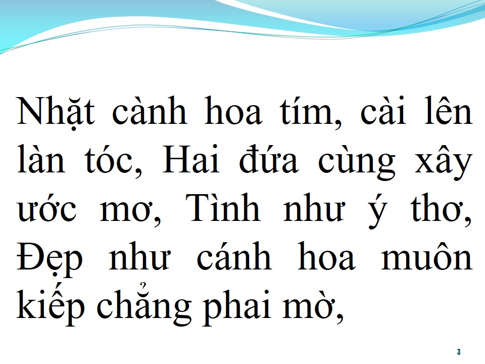 Lời bài hát BẰNG LĂNG BUỒN