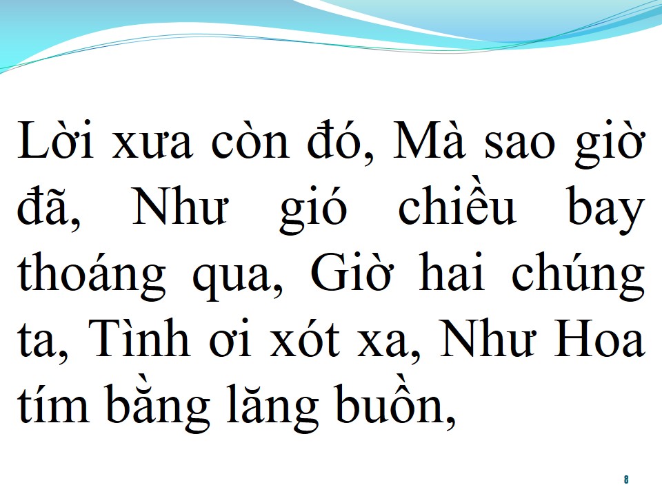 Lời bài hát BẰNG LĂNG BUỒN