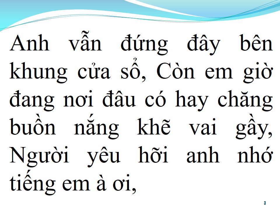 Lời bài hát GIÓ VẪN HÁT