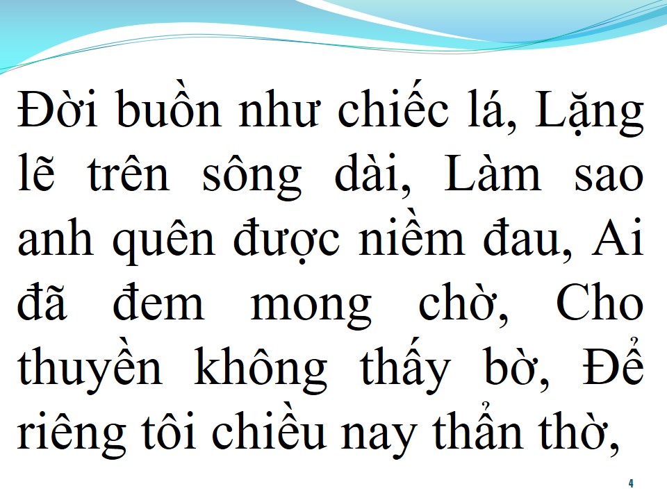 Lời bài hát THUYỀN KHÔNG BẾN ĐỖ