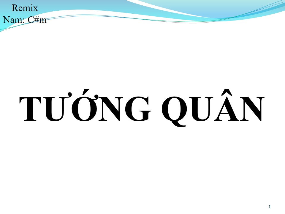Lời bài hát TƯỚNG QUÂN