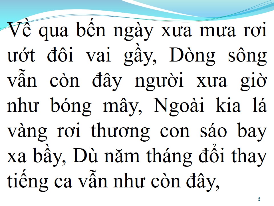 Lời bài hát NGƯỜI ĐÃ SANG SÔNG