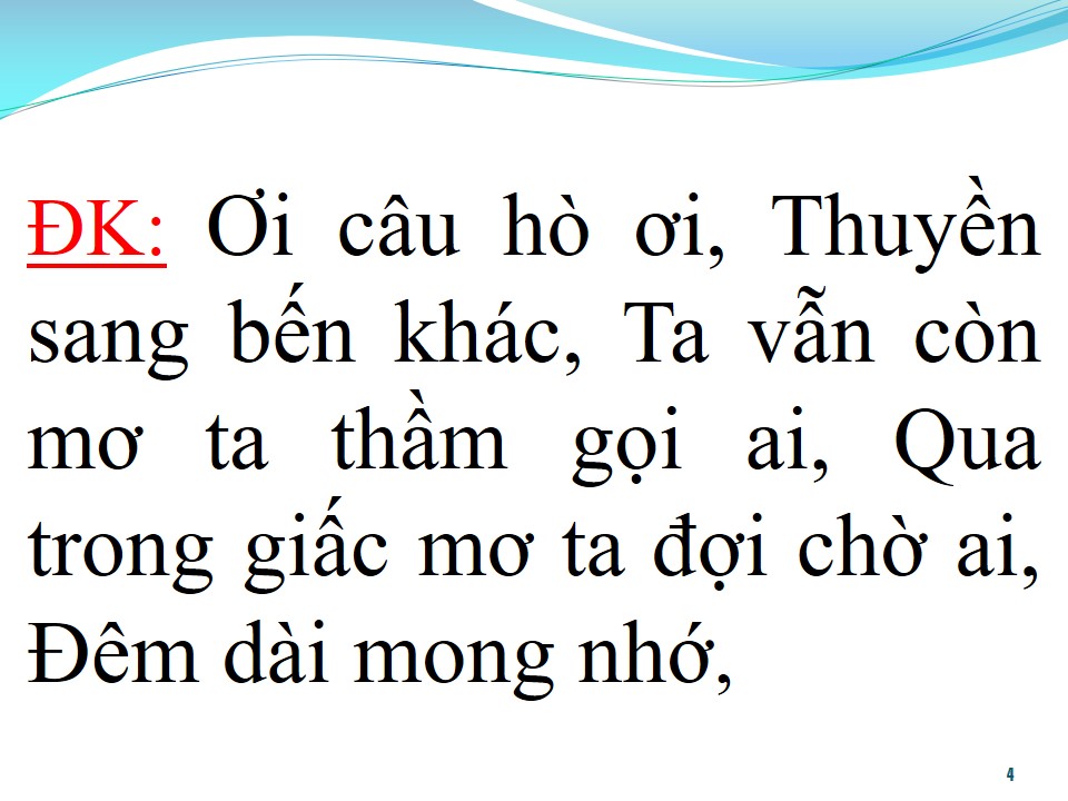 Lời bài hát NGƯỜI ĐÃ SANG SÔNG
