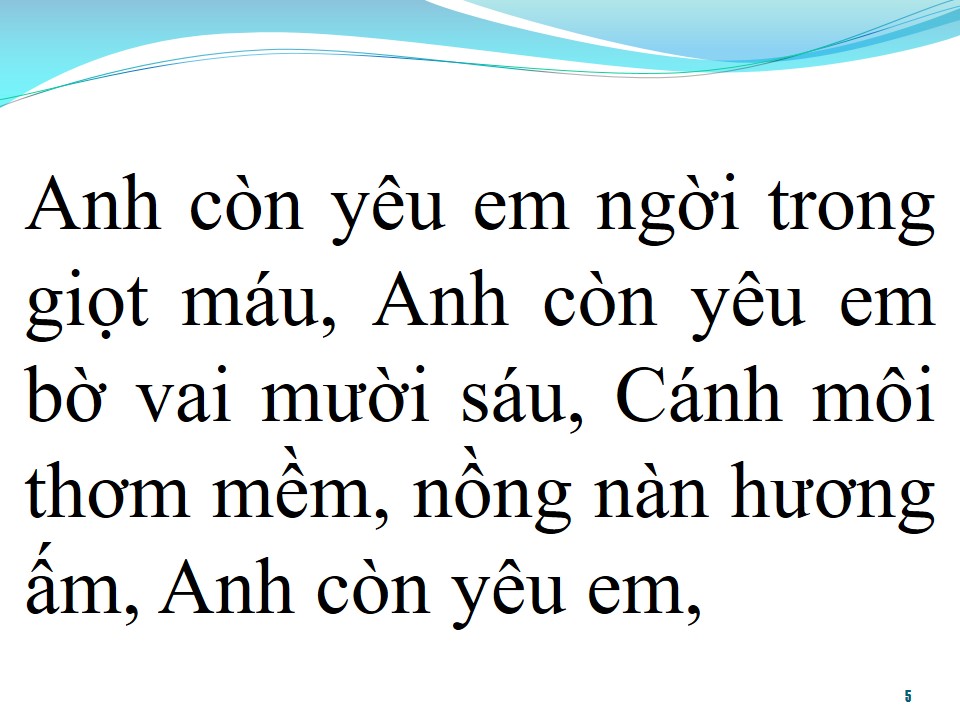 Lời bài hát ANH CÒN YÊU EM