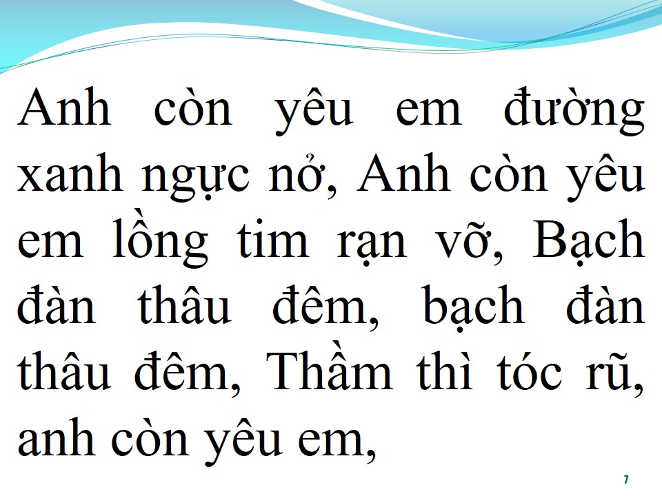 Lời bài hát ANH CÒN YÊU EM