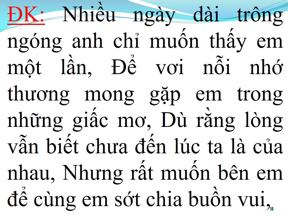 Lời bài hát NGỦ NGON NHÉ VỢ TƯƠNG LAI