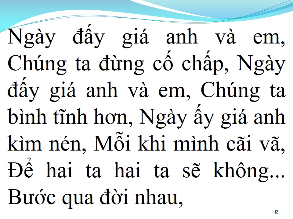 Lời bài hát BƯỚC QUA ĐỜI NHAU