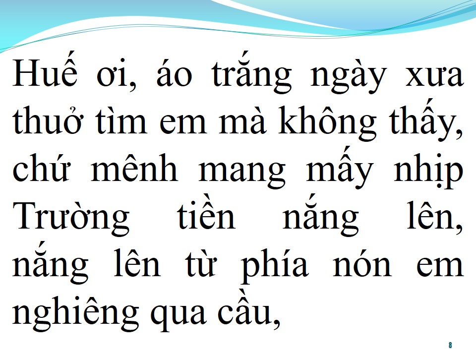 Lời bài hát TẠM BIỆT HUẾ