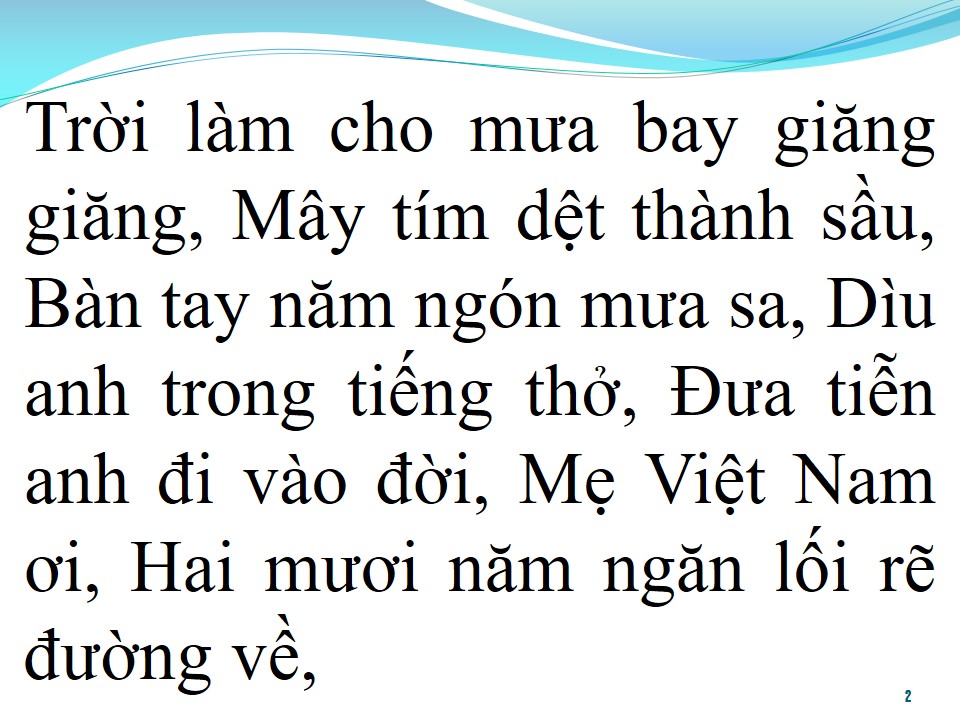 Lời bài hát TÁM ĐIỆP KHÚC