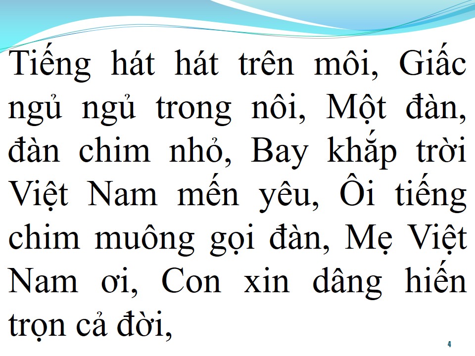 Lời bài hát TÁM ĐIỆP KHÚC
