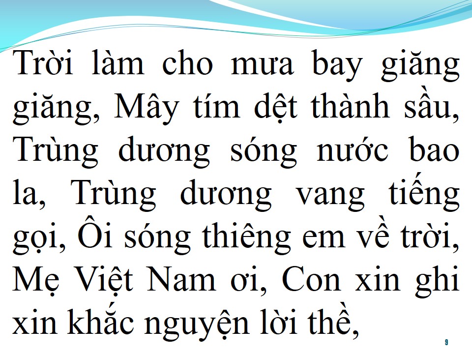 Lời bài hát TÁM ĐIỆP KHÚC