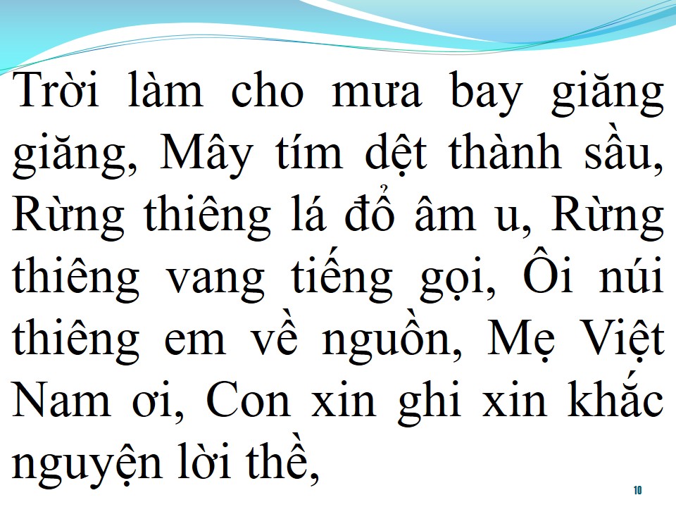Lời bài hát TÁM ĐIỆP KHÚC