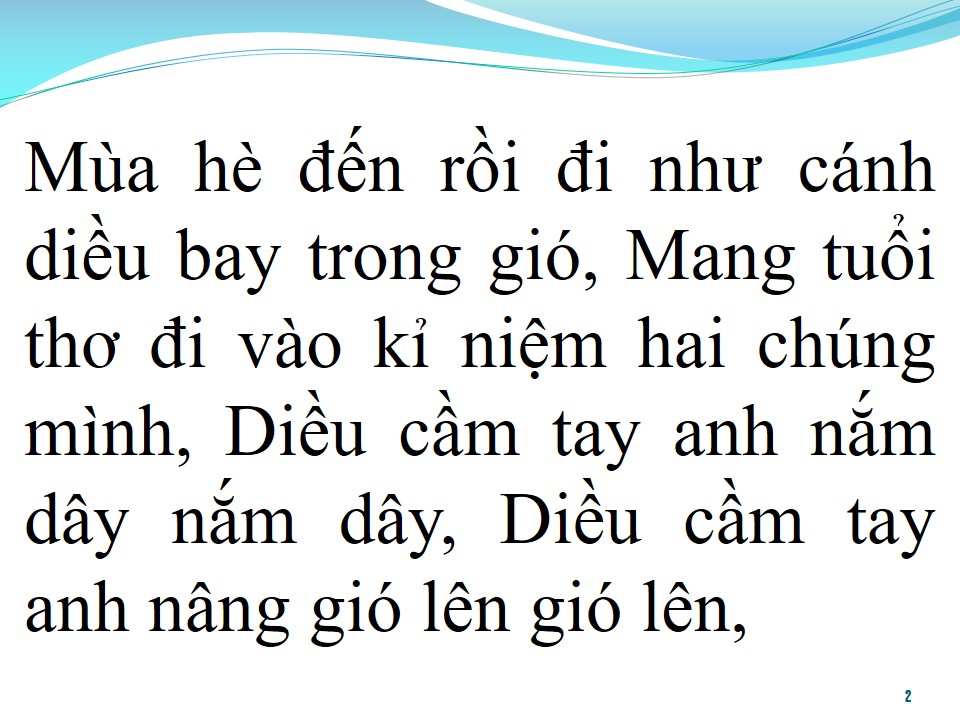 Lời bài hát CÁNH DIỀU KỸ NIỆM