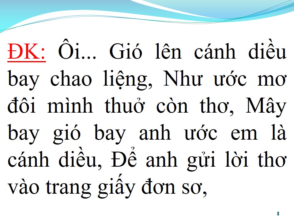 Lời bài hát CÁNH DIỀU KỸ NIỆM