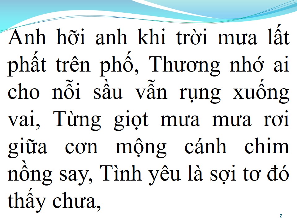 Lời bài hát TUỔI MỘNG XỨ ĐÔNG