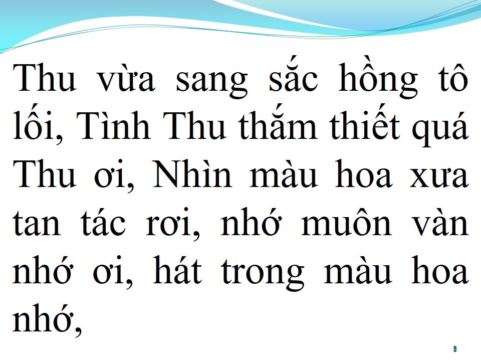 Lời bài hát SẮC HOA MÀU NHỚ