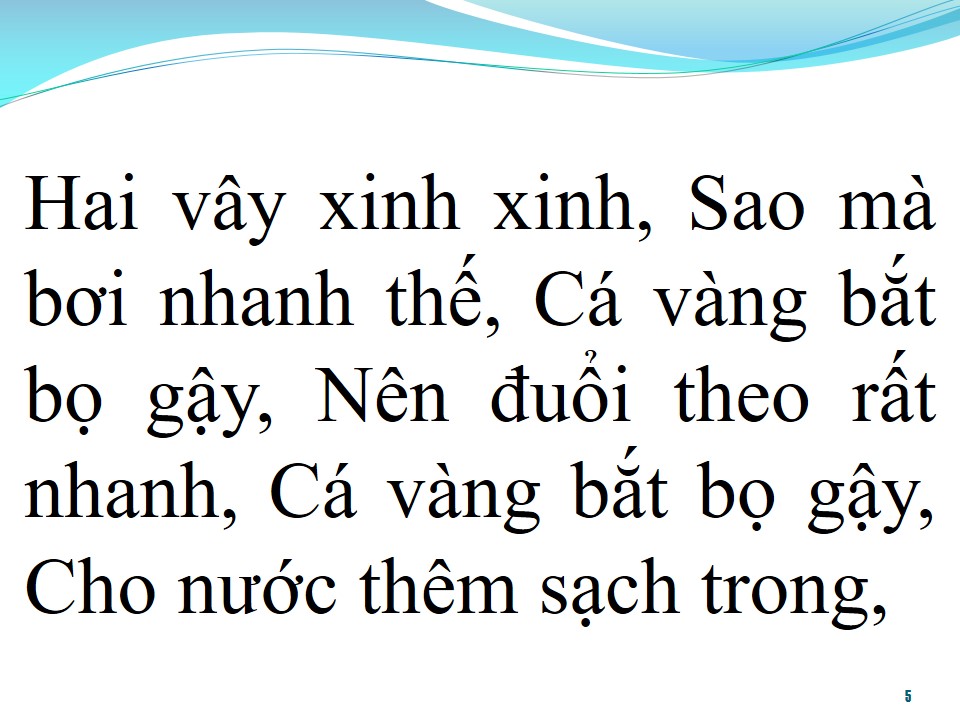 Lời bài hát CÁ VÀNG BƠI