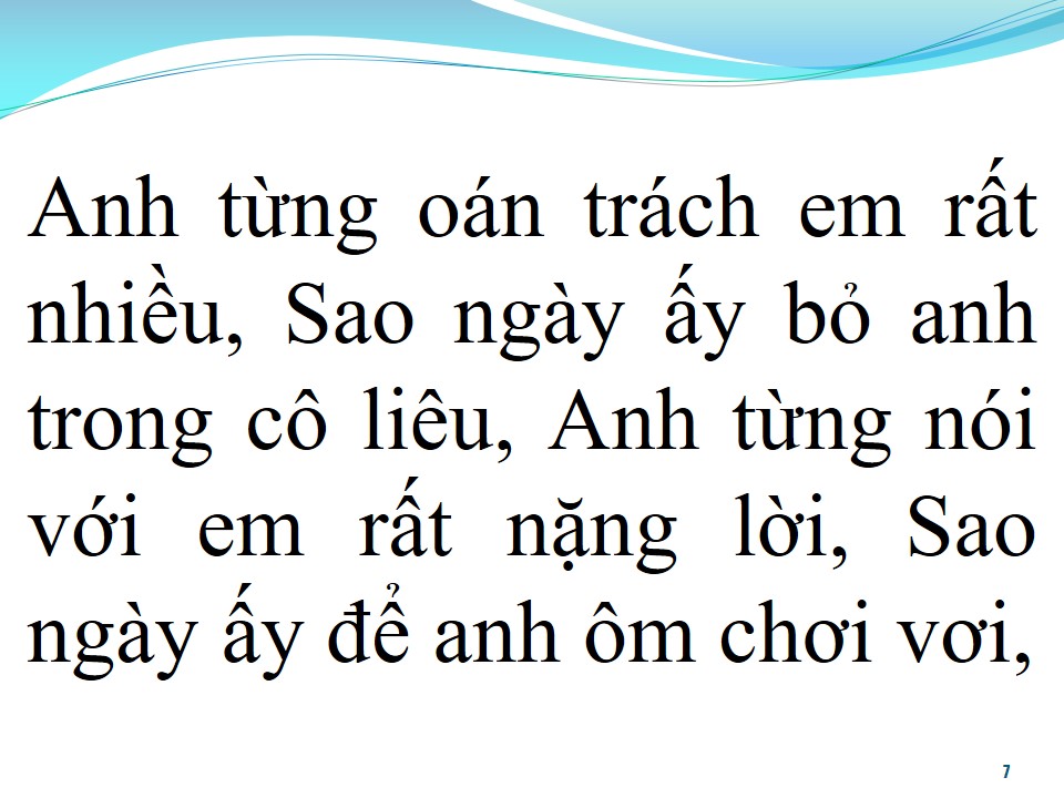 Lời bài hát SAI LẦM CỦA ANH