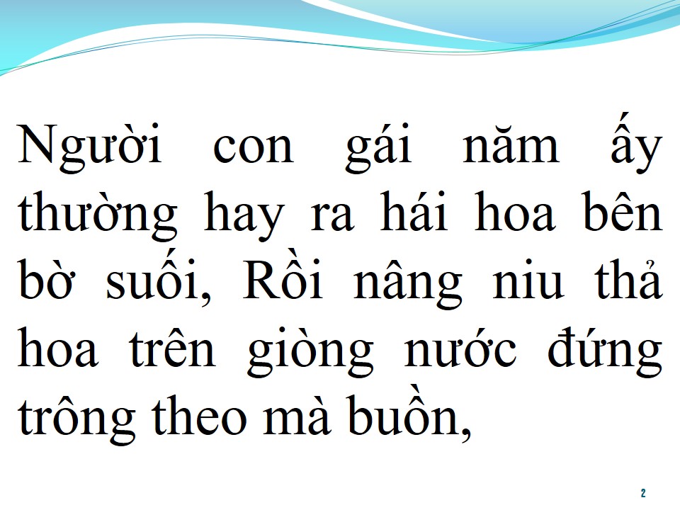 Lời bài hát NƯỚC CUỐN HOA TRÔI