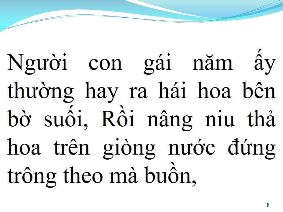 Lời bài hát NƯỚC CUỐN HOA TRÔI