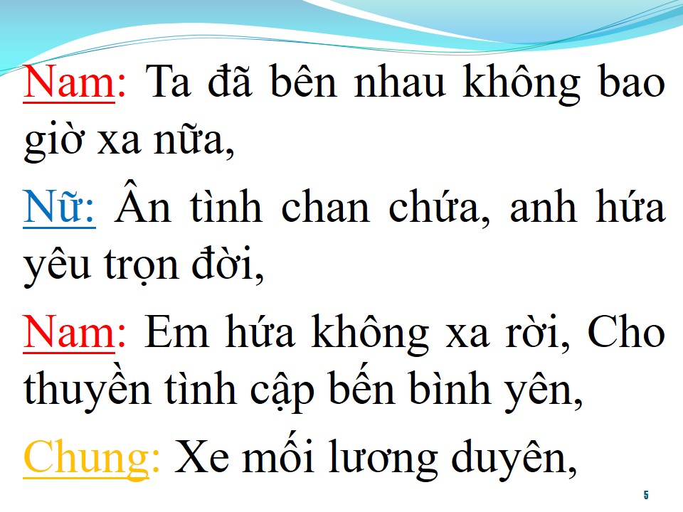Lời bài hát THUYỀN VỀ BẾN XƯA (SONG CA)